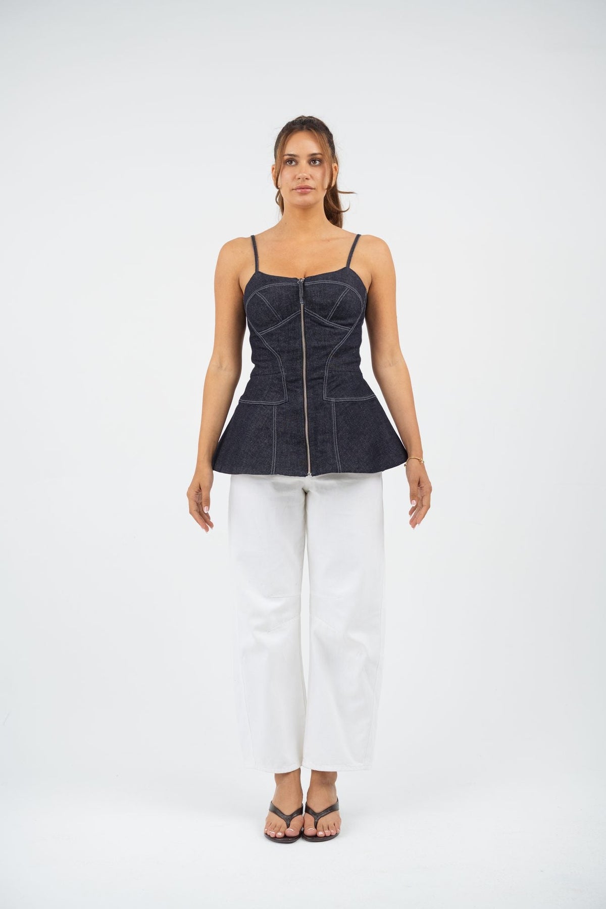 Aurora corset top — view 2 | Maison Arca