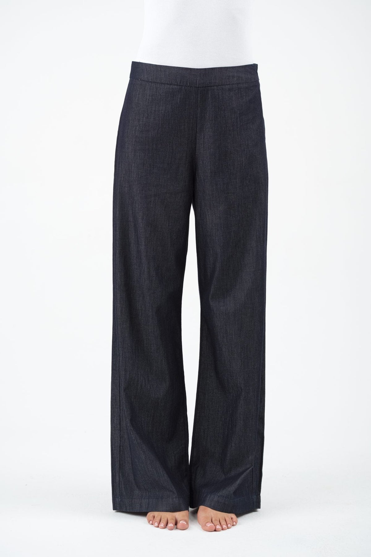 Esther denim pants — view 1 | Maison Arca