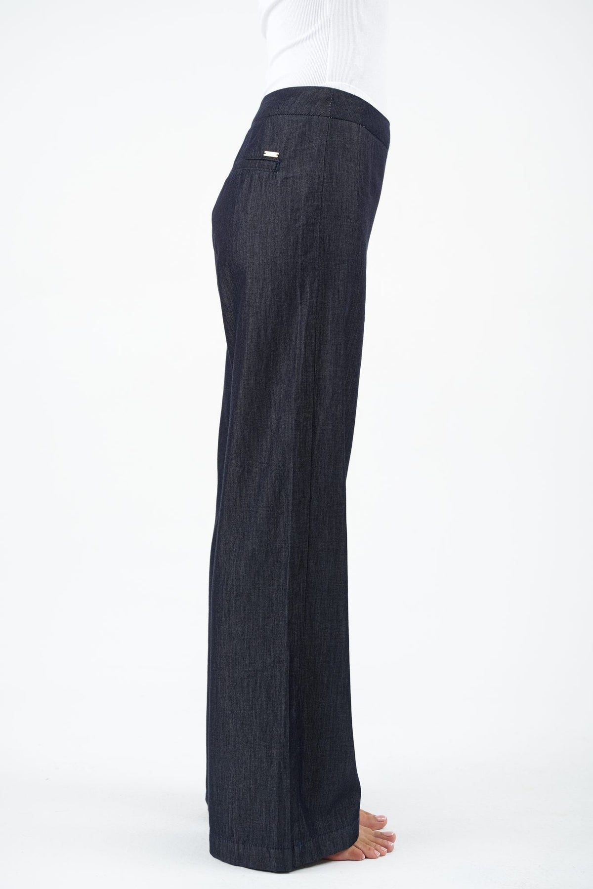 Esther denim pants — view 2 | Maison Arca