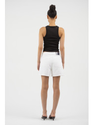Maison Arca Deva — denim shorts in White — view 25