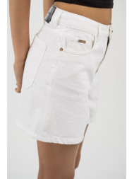 Maison Arca Deva — denim shorts in White — view 26