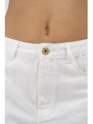 Maison Arca Deva — denim shorts in White — view 28