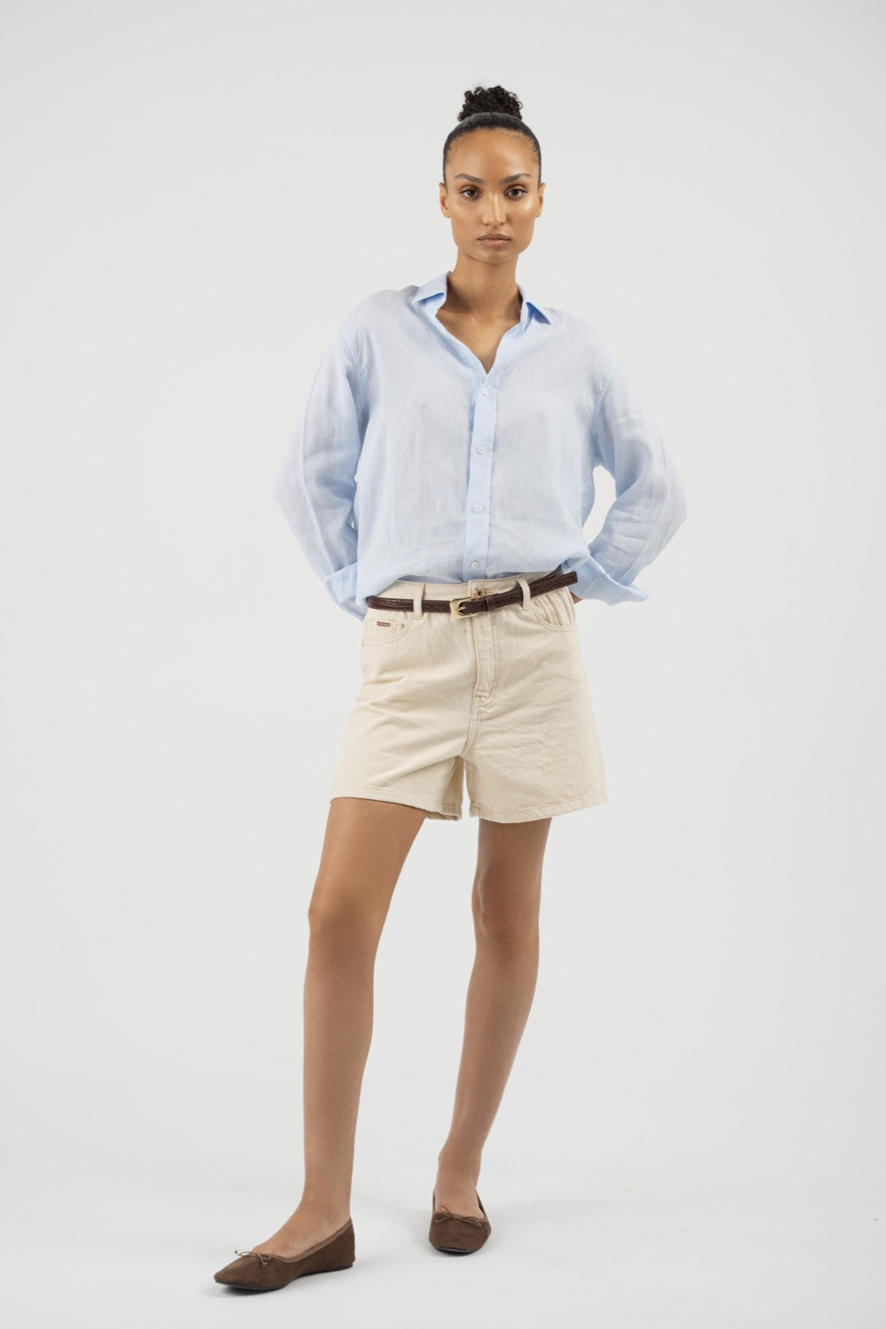 Deva — Denim Shorts | Maison Arca