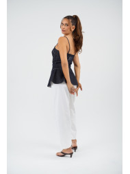 Maison Arca Aurora — denim top — view 5