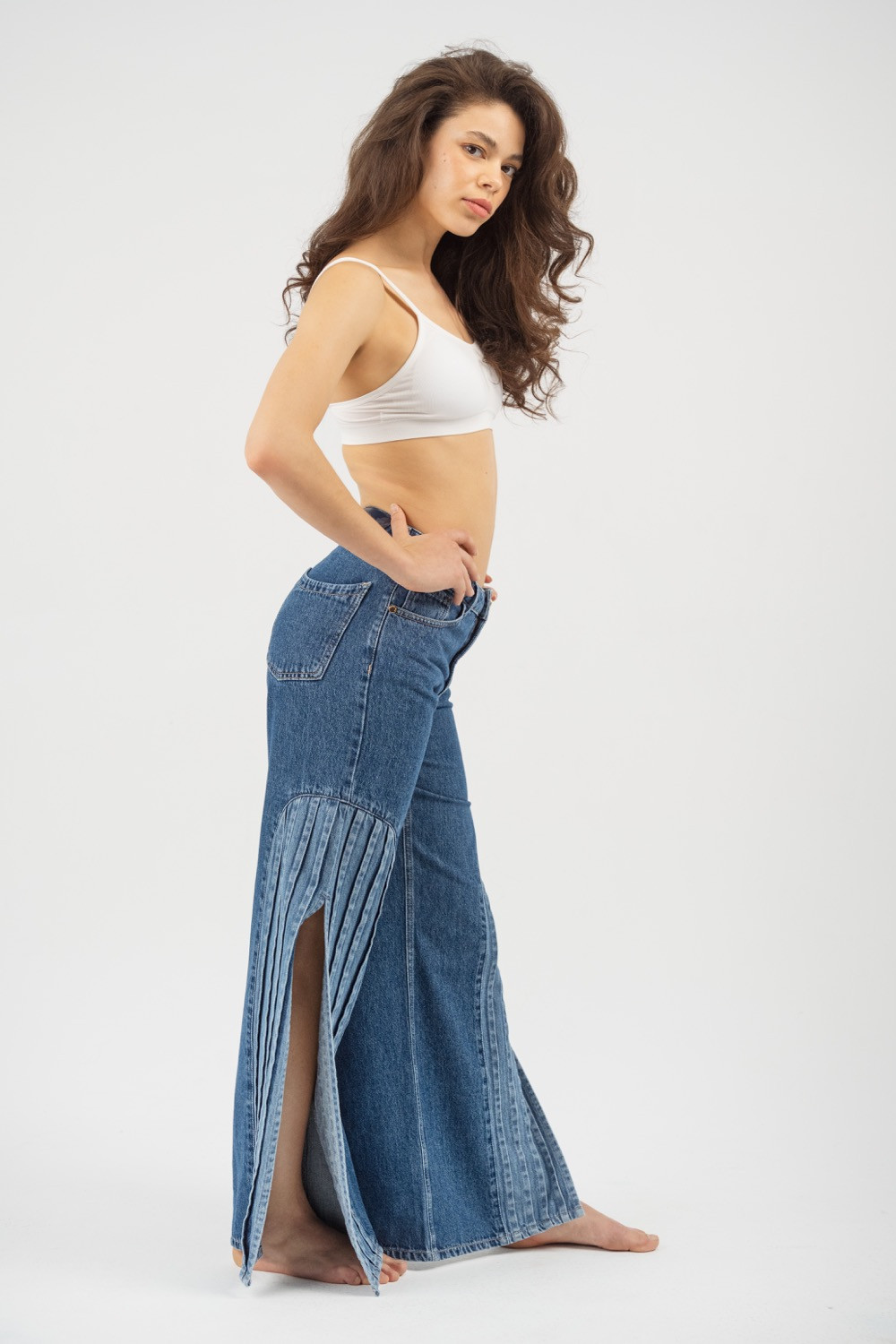 Maison Arca Elena — denim jeans — view 5
