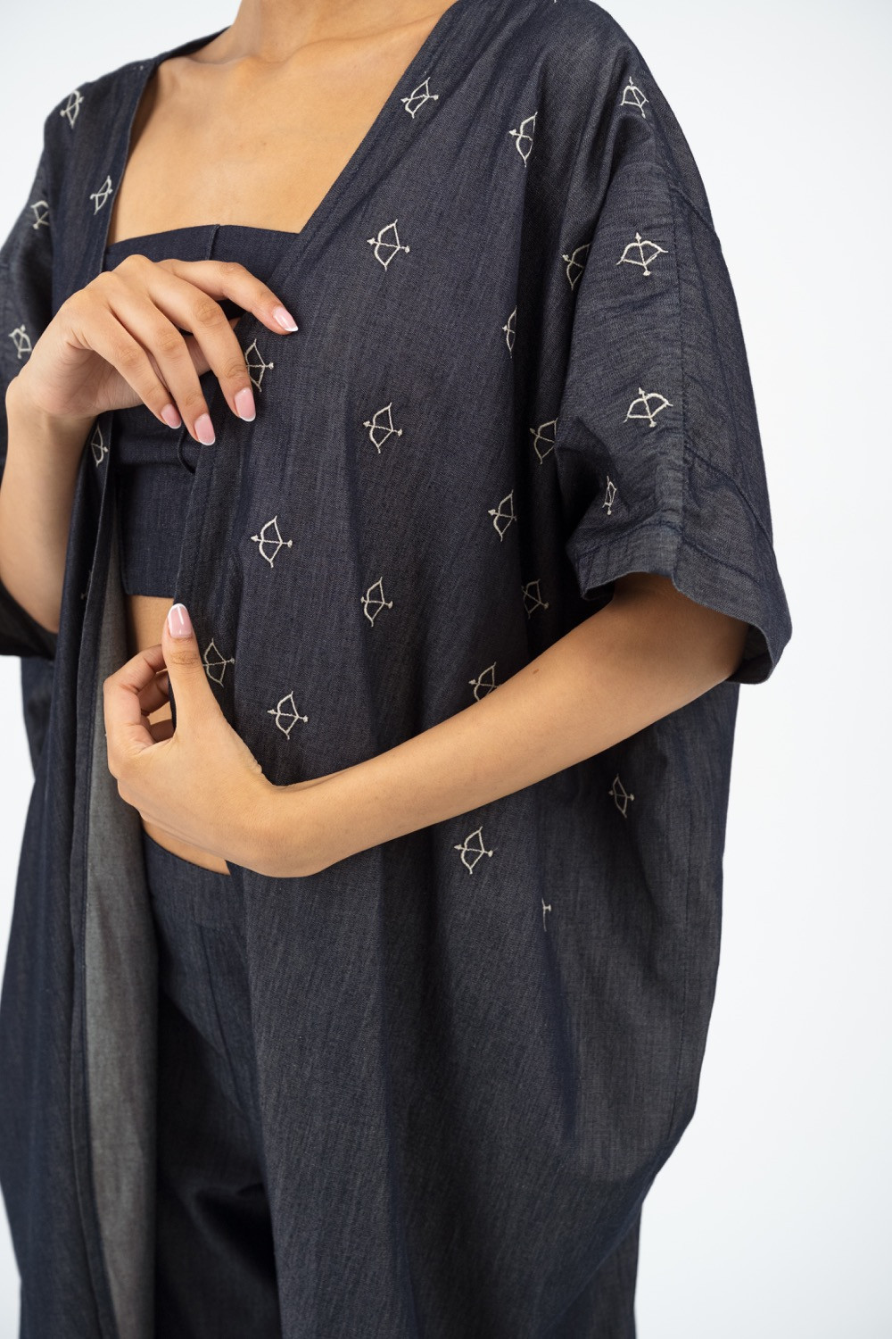 Maison Arca Kimono — kimono en denim — vue 3