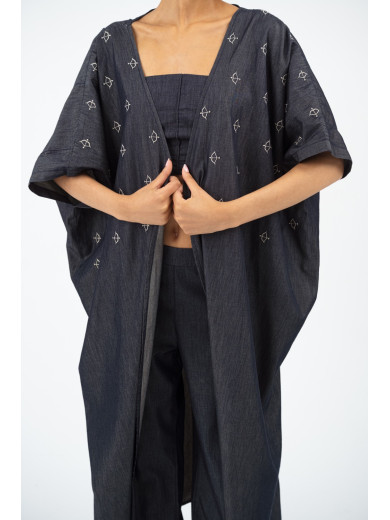 Maison Arca Kimono — denim kimono — view 5