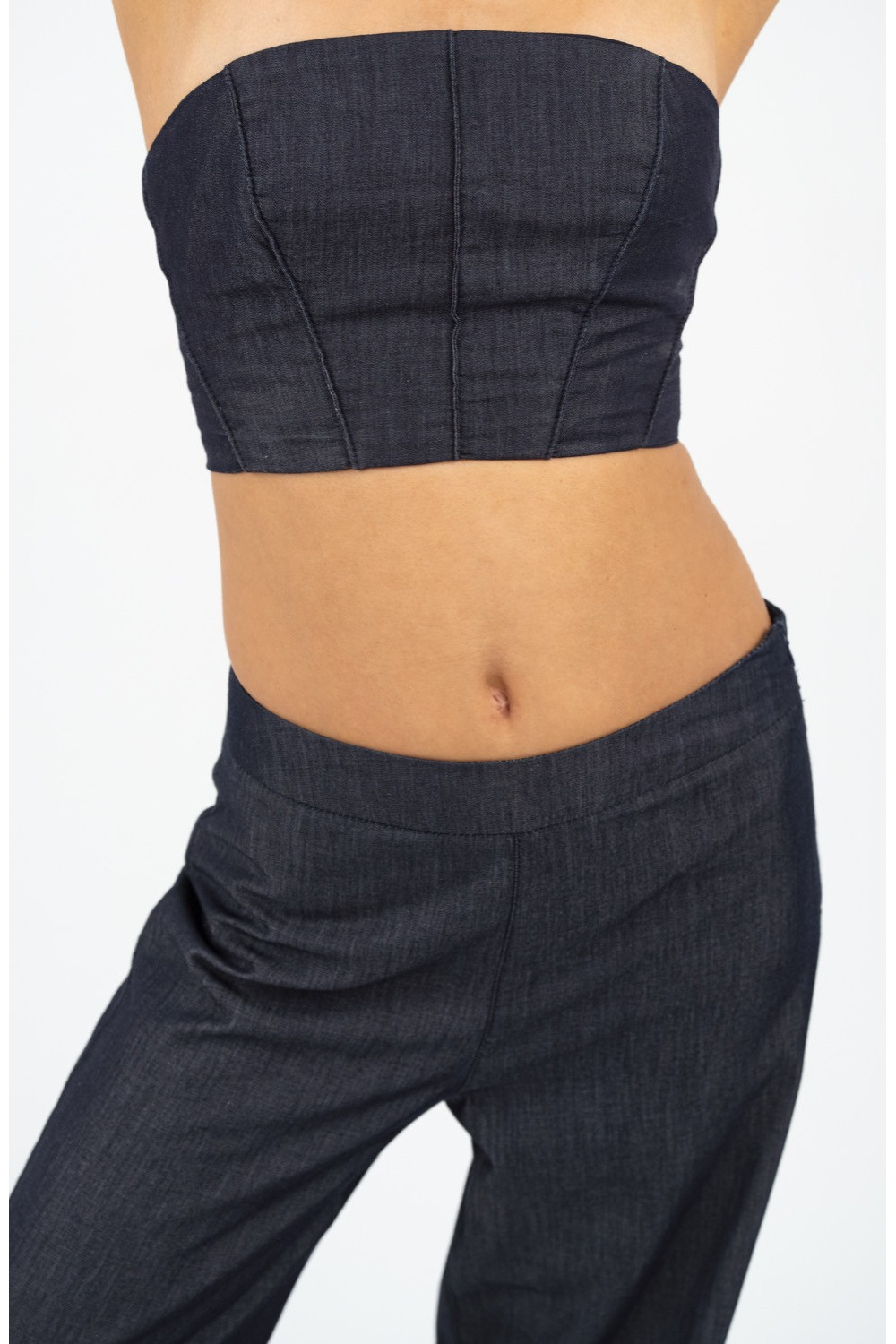 Maison Arca Lydia — denim top — view 4