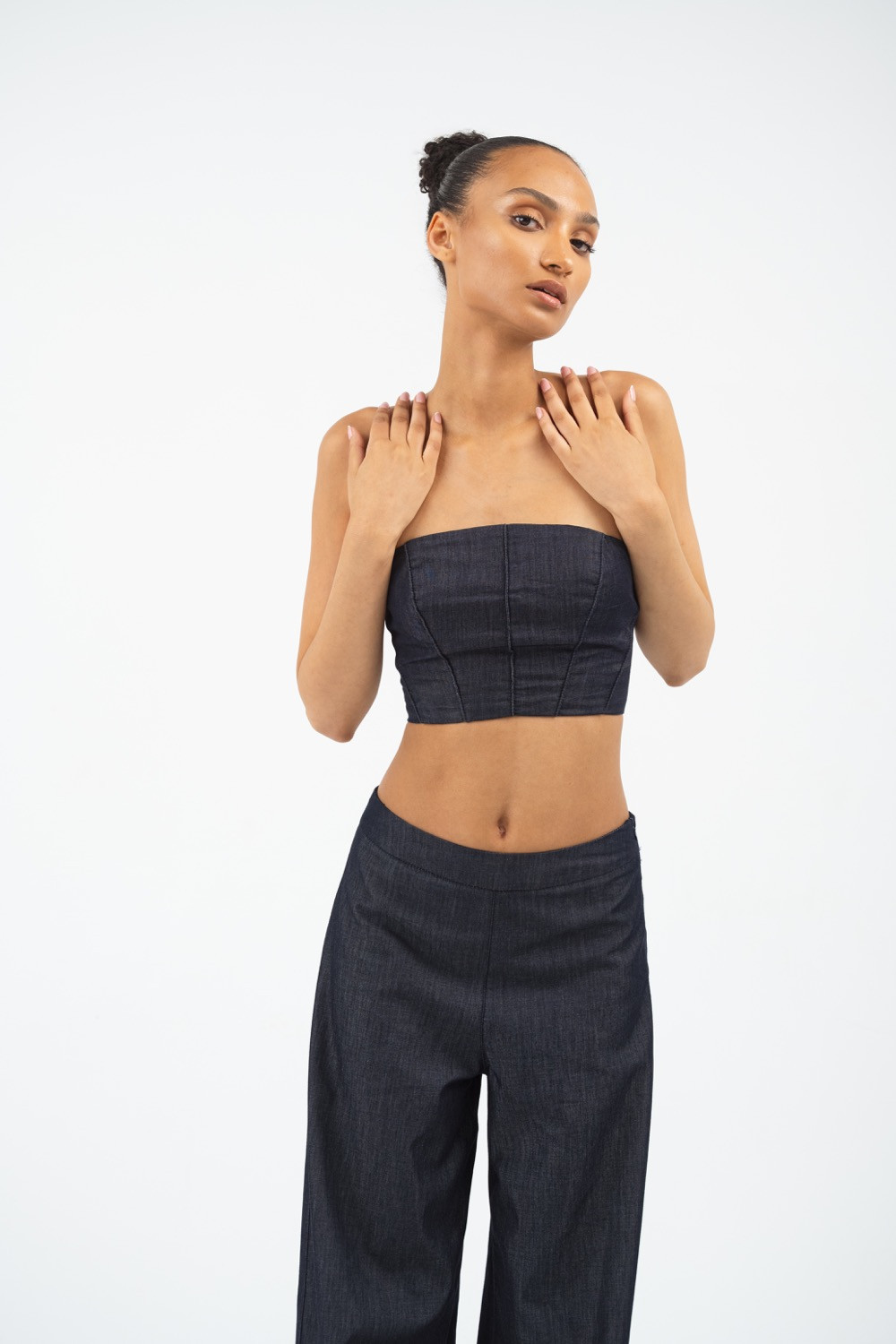 Maison Arca Lydia — denim top