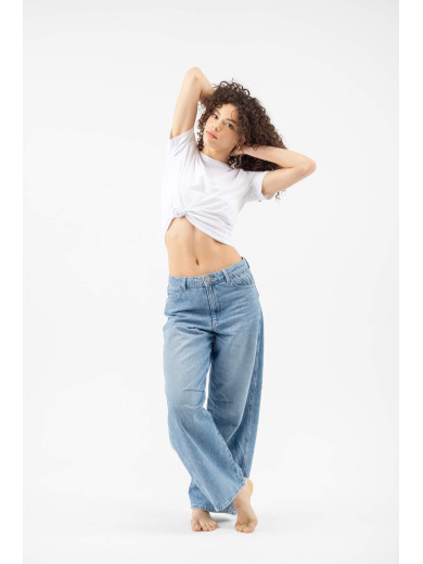 Maison Arca Caroline — denim jeans in Aqua