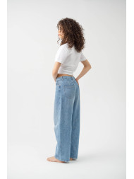 Maison Arca Caroline — denim jeans in Aqua — view 3