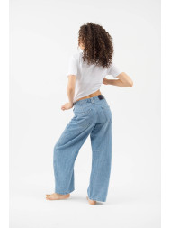 Maison Arca Caroline — denim jeans in Aqua — view 6
