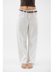 Maison Arca Caroline — denim jeans in White — view 12