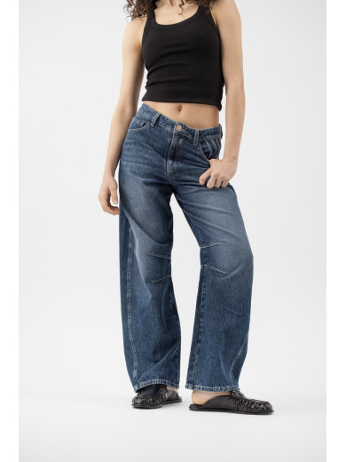 Maison Arca Caroline — denim jeans in Rinse — view 26