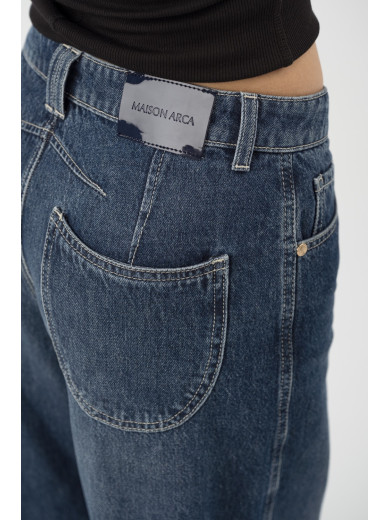 Maison Arca Caroline — denim jeans in Rinse — view 25