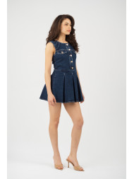 Maison Arca Coco — denim dress in Coco Arca — view 2