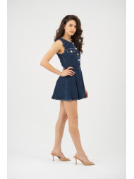 Maison Arca Coco — denim dress in Coco Arca — view 3