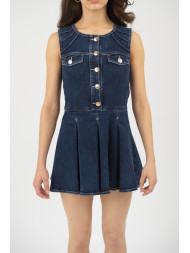 Maison Arca Coco — denim dress in Coco Arca — view 4