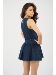Maison Arca Coco — denim dress in Coco Arca — view 5