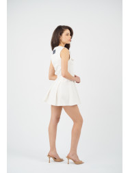 Maison Arca Coco — denim dress in Coco White — view 10