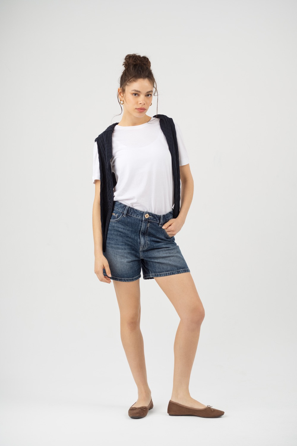 Deva — Denim Shorts | Maison Arca