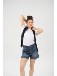 Maison Arca Deva — denim shorts in Short Arca — view 10