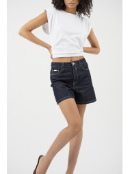 Maison Arca Deva — denim shorts in Rinse — view 13