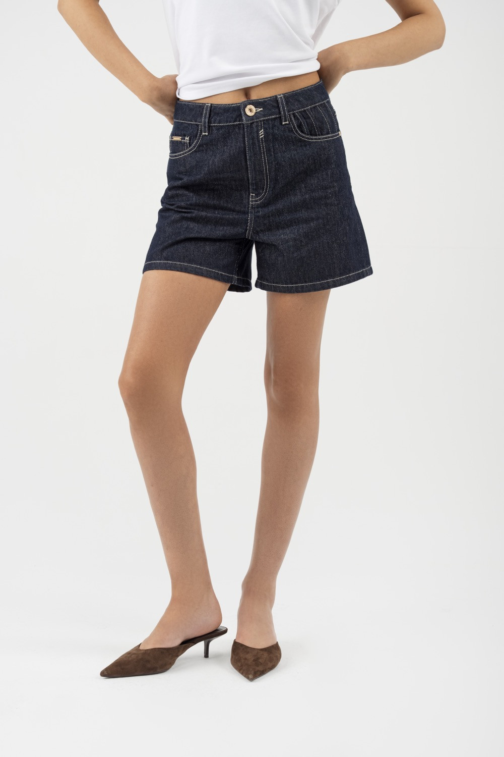 Deva — Denim Shorts | Maison Arca