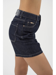 Maison Arca Deva — denim shorts in Rinse — view 16