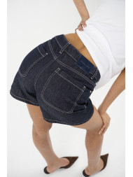 Maison Arca Deva — denim shorts in Rinse — view 20