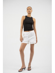 Maison Arca Deva — denim shorts in White — view 21