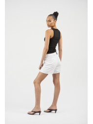 Maison Arca Deva — denim shorts in White — view 22