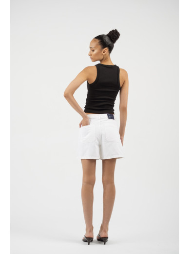 Maison Arca Deva — denim shorts in White — view 23