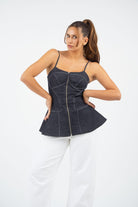 Aurora corset top — view 6 | Maison Arca