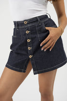 Diva denim skirt — view 5 | Maison Arca